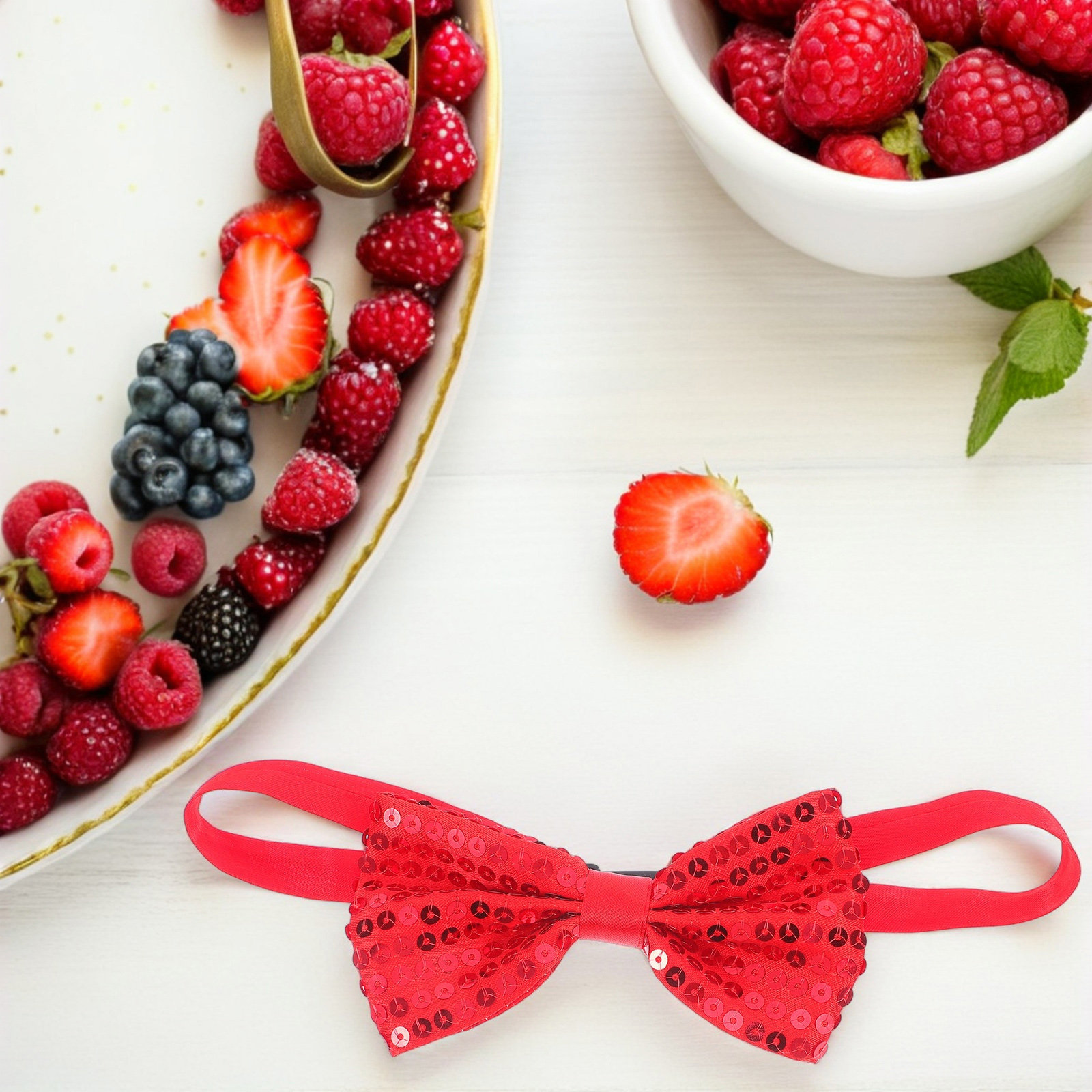 10 шт. красных галстуков-бабоч – обзор и цена Bow Tie Pre Tied