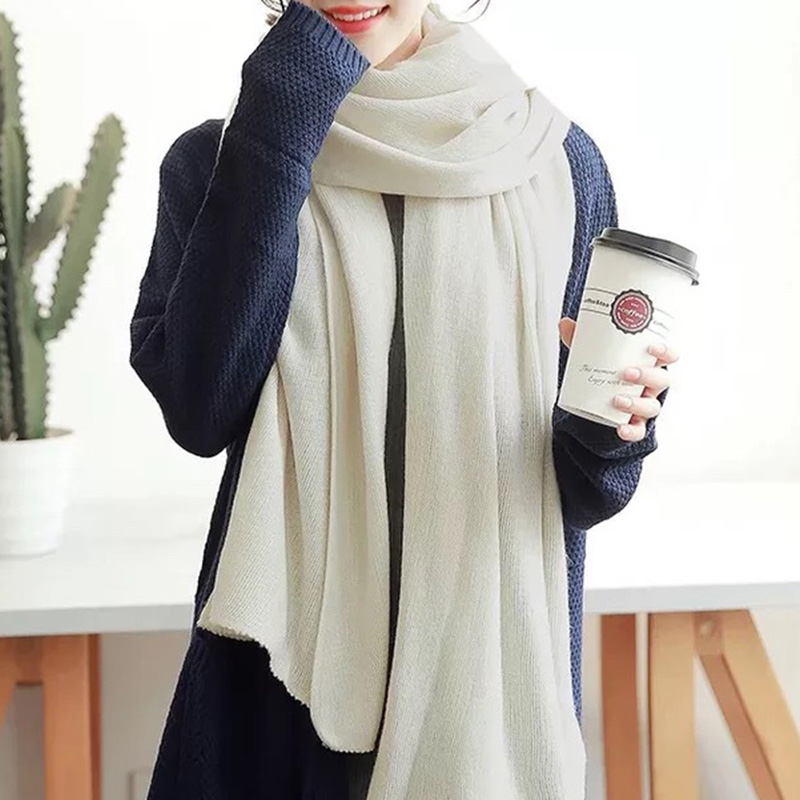 Однотонный шарф из имитации ка – обзор и цена Muffler Men Wool