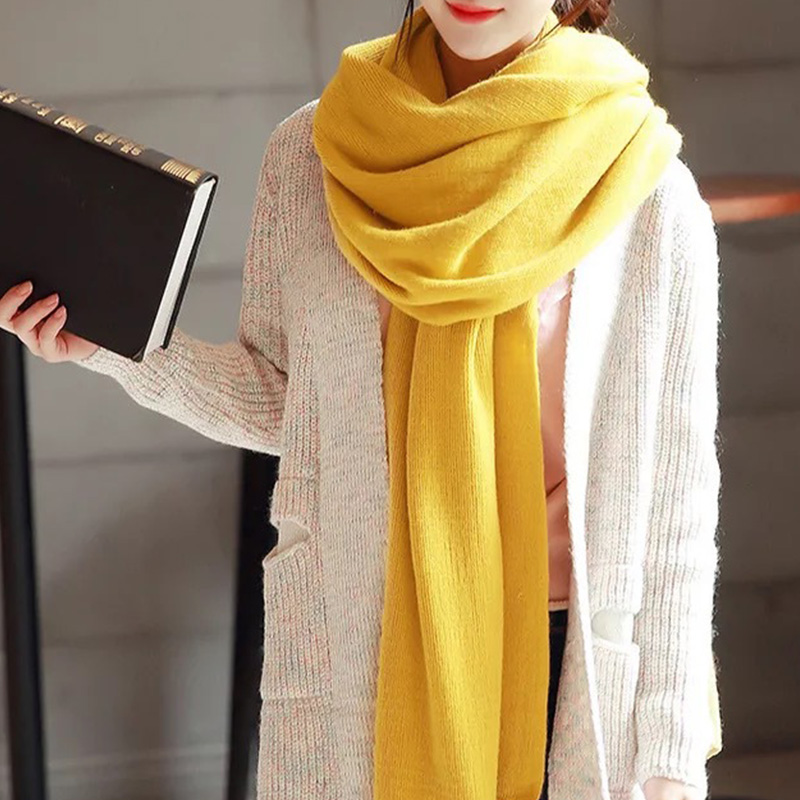 Однотонный шарф из имитации ка – обзор и цена Muffler Men Wool