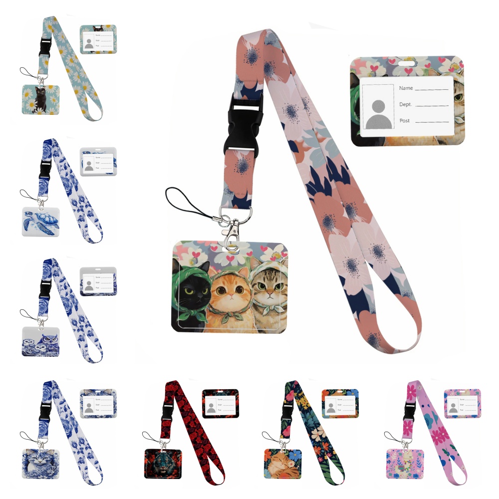 Ремешки-ленты с принтом малень – обзор и цена Lanyard Badge Holder