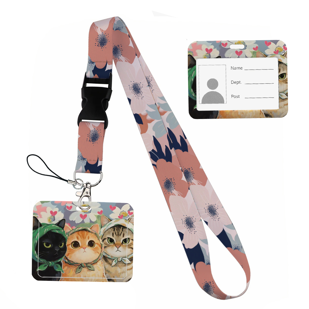 Ремешки-ленты с принтом малень – обзор и цена Lanyard Badge Holder