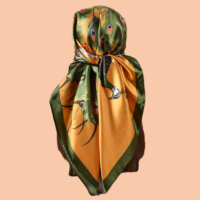 1 шт., женский большой квадрат – обзор и цена Scarf Silk Square