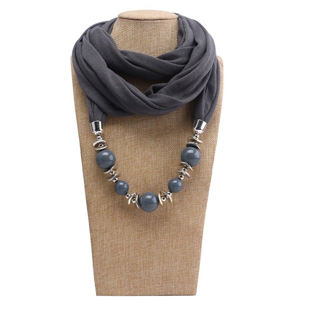 Модный шифоновый шарф-ожерелье – обзор и цена Infinity Scarf Knit
