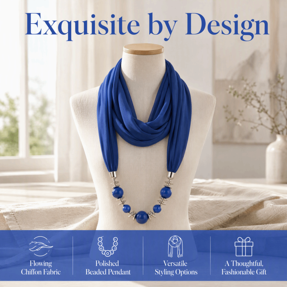 Модный шифоновый шарф-ожерелье – обзор и цена Infinity Scarf Knit
